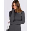 imageANRABESS Women Long Sleeve Crewneck Rib Knit Slim Fit Shirts Basic Tee Tops 2025 Casual TShirt Going Out Workout OutfitsCharcoal