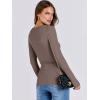 imageANRABESS Women Long Sleeve Crewneck Rib Knit Slim Fit Shirts Basic Tee Tops 2025 Casual TShirt Going Out Workout OutfitsCoffee