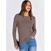 imageANRABESS Women Long Sleeve Crewneck Rib Knit Slim Fit Shirts Basic Tee Tops 2025 Casual TShirt Going Out Workout OutfitsCoffee