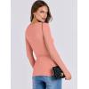 imageANRABESS Women Long Sleeve Crewneck Rib Knit Slim Fit Shirts Basic Tee Tops 2025 Casual TShirt Going Out Workout OutfitsCoral