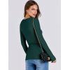 imageANRABESS Women Long Sleeve Crewneck Rib Knit Slim Fit Shirts Basic Tee Tops 2025 Casual TShirt Going Out Workout OutfitsForest Green