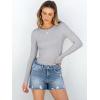 imageANRABESS Women Long Sleeve Crewneck Rib Knit Slim Fit Shirts Basic Tee Tops 2025 Casual TShirt Going Out Workout OutfitsGrey