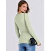 imageANRABESS Women Long Sleeve Crewneck Rib Knit Slim Fit Shirts Basic Tee Tops 2025 Casual TShirt Going Out Workout OutfitsLight Green