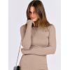 imageANRABESS Women Long Sleeve Crewneck Rib Knit Slim Fit Shirts Basic Tee Tops 2025 Casual TShirt Going Out Workout OutfitsLight Khaki