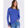 imageANRABESS Women Long Sleeve Crewneck Rib Knit Slim Fit Shirts Basic Tee Tops 2025 Casual TShirt Going Out Workout OutfitsLight Royal Blue