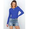 imageANRABESS Women Long Sleeve Crewneck Rib Knit Slim Fit Shirts Basic Tee Tops 2025 Casual TShirt Going Out Workout OutfitsLight Royal Blue