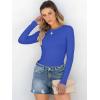 imageANRABESS Women Long Sleeve Crewneck Rib Knit Slim Fit Shirts Basic Tee Tops 2025 Casual TShirt Going Out Workout OutfitsLight Royal Blue
