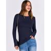 imageANRABESS Women Long Sleeve Crewneck Rib Knit Slim Fit Shirts Basic Tee Tops 2025 Casual TShirt Going Out Workout OutfitsNavy Blue
