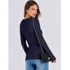 imageANRABESS Women Long Sleeve Crewneck Rib Knit Slim Fit Shirts Basic Tee Tops 2025 Casual TShirt Going Out Workout OutfitsNavy Blue