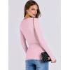 imageANRABESS Women Long Sleeve Crewneck Rib Knit Slim Fit Shirts Basic Tee Tops 2025 Casual TShirt Going Out Workout OutfitsPink