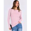 imageANRABESS Women Long Sleeve Crewneck Rib Knit Slim Fit Shirts Basic Tee Tops 2025 Casual TShirt Going Out Workout OutfitsPink