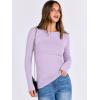 imageANRABESS Women Long Sleeve Crewneck Rib Knit Slim Fit Shirts Basic Tee Tops 2025 Casual TShirt Going Out Workout OutfitsPurple