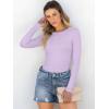 imageANRABESS Women Long Sleeve Crewneck Rib Knit Slim Fit Shirts Basic Tee Tops 2025 Casual TShirt Going Out Workout OutfitsPurple