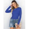 imageANRABESS Women Long Sleeve Crewneck Rib Knit Slim Fit Shirts Basic Tee Tops 2025 Casual TShirt Going Out Workout OutfitsRoyal Blue