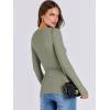 imageANRABESS Women Long Sleeve Crewneck Rib Knit Slim Fit Shirts Basic Tee Tops 2025 Casual TShirt Going Out Workout OutfitsSage Green