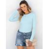 imageANRABESS Women Long Sleeve Crewneck Rib Knit Slim Fit Shirts Basic Tee Tops 2025 Casual TShirt Going Out Workout OutfitsSky