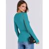 imageANRABESS Women Long Sleeve Crewneck Rib Knit Slim Fit Shirts Basic Tee Tops 2025 Casual TShirt Going Out Workout OutfitsTeal