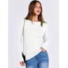 imageANRABESS Women Long Sleeve Crewneck Rib Knit Slim Fit Shirts Basic Tee Tops 2025 Casual TShirt Going Out Workout OutfitsWhite