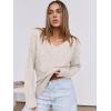 imageANRABESS Long Sleeve Shirts for Women V Neck Casual Fall Tops Loose Fit Lightweight Sweaters Tunic Fashion 2024 ClothesBeige