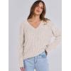 imageANRABESS Long Sleeve Shirts for Women V Neck Casual Fall Tops Loose Fit Lightweight Sweaters Tunic Fashion 2024 ClothesBeige
