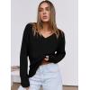 imageANRABESS Long Sleeve Shirts for Women V Neck Casual Fall Tops Loose Fit Lightweight Sweaters Tunic Fashion 2024 ClothesBlack