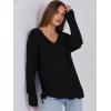 imageANRABESS Long Sleeve Shirts for Women V Neck Casual Fall Tops Loose Fit Lightweight Sweaters Tunic Fashion 2024 ClothesBlack