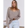 imageANRABESS Long Sleeve Shirts for Women V Neck Casual Fall Tops Loose Fit Lightweight Sweaters Tunic Fashion 2024 ClothesCoffee