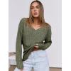 imageANRABESS Long Sleeve Shirts for Women V Neck Casual Fall Tops Loose Fit Lightweight Sweaters Tunic Fashion 2024 ClothesDeep Green