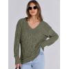 imageANRABESS Long Sleeve Shirts for Women V Neck Casual Fall Tops Loose Fit Lightweight Sweaters Tunic Fashion 2024 ClothesDeep Green