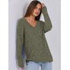 imageANRABESS Long Sleeve Shirts for Women V Neck Casual Fall Tops Loose Fit Lightweight Sweaters Tunic Fashion 2024 ClothesDeep Green