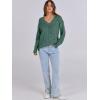 imageANRABESS Long Sleeve Shirts for Women V Neck Casual Fall Tops Loose Fit Lightweight Sweaters Tunic Fashion 2024 ClothesGreen