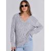 imageANRABESS Long Sleeve Shirts for Women V Neck Casual Fall Tops Loose Fit Lightweight Sweaters Tunic Fashion 2024 ClothesGrey