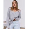 imageANRABESS Long Sleeve Shirts for Women V Neck Casual Fall Tops Loose Fit Lightweight Sweaters Tunic Fashion 2024 ClothesGrey