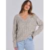 imageANRABESS Long Sleeve Shirts for Women V Neck Casual Fall Tops Loose Fit Lightweight Sweaters Tunic Fashion 2024 ClothesGrey Begie