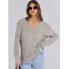 imageANRABESS Long Sleeve Shirts for Women V Neck Casual Fall Tops Loose Fit Lightweight Sweaters Tunic Fashion 2024 ClothesGrey Begie