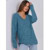 imageANRABESS Long Sleeve Shirts for Women V Neck Casual Fall Tops Loose Fit Lightweight Sweaters Tunic Fashion 2024 ClothesLake Blue
