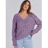 imageANRABESS Long Sleeve Shirts for Women V Neck Casual Fall Tops Loose Fit Lightweight Sweaters Tunic Fashion 2024 ClothesPurple