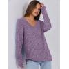 imageANRABESS Long Sleeve Shirts for Women V Neck Casual Fall Tops Loose Fit Lightweight Sweaters Tunic Fashion 2024 ClothesPurple