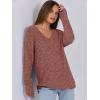 imageANRABESS Long Sleeve Shirts for Women V Neck Casual Fall Tops Loose Fit Lightweight Sweaters Tunic Fashion 2024 ClothesRust