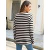 imageANRABESS Long Sleeve Shirts for Women V Neck Casual Fall Tops Loose Fit Lightweight Sweaters Tunic Fashion 2024 ClothesStriped Apricot
