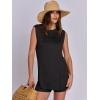 imageANRABESS Women Summer 2 Piece Outfits Sleeveless Knit Sweater Top ampamp Shorts Soft Lounge Sets Travel Beach 2025 Spring ClothesBlack