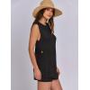 imageANRABESS Women Summer 2 Piece Outfits Sleeveless Knit Sweater Top ampamp Shorts Soft Lounge Sets Travel Beach 2025 Spring ClothesBlack
