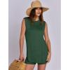 imageANRABESS Women Summer 2 Piece Outfits Sleeveless Knit Sweater Top ampamp Shorts Soft Lounge Sets Travel Beach 2025 Spring ClothesForest