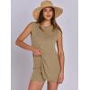 imageANRABESS Women Summer 2 Piece Outfits Sleeveless Knit Sweater Top ampamp Shorts Soft Lounge Sets Travel Beach 2025 Spring ClothesKhaki