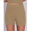 imageANRABESS Women Summer 2 Piece Outfits Sleeveless Knit Sweater Top ampamp Shorts Soft Lounge Sets Travel Beach 2025 Spring ClothesKhaki