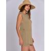 imageANRABESS Women Summer 2 Piece Outfits Sleeveless Knit Sweater Top ampamp Shorts Soft Lounge Sets Travel Beach 2025 Spring ClothesKhaki