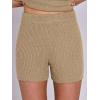 imageANRABESS Women Summer 2 Piece Outfits Sleeveless Knit Sweater Top ampamp Shorts Soft Lounge Sets Travel Beach 2025 Spring ClothesLight Khaki