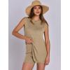 imageANRABESS Women Summer 2 Piece Outfits Sleeveless Knit Sweater Top ampamp Shorts Soft Lounge Sets Travel Beach 2025 Spring ClothesLight Khaki