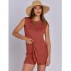 imageANRABESS Women Summer 2 Piece Outfits Sleeveless Knit Sweater Top ampamp Shorts Soft Lounge Sets Travel Beach 2025 Spring ClothesRust