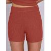 imageANRABESS Women Summer 2 Piece Outfits Sleeveless Knit Sweater Top ampamp Shorts Soft Lounge Sets Travel Beach 2025 Spring ClothesRust
